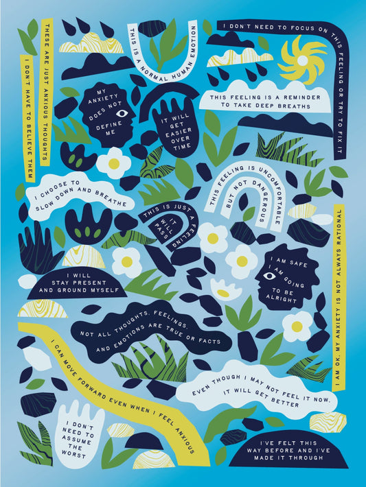 Anxiety Coping Statements Puzzle